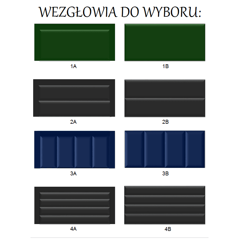 ŁÓŻKO KONTYNENTALNE 90 cm