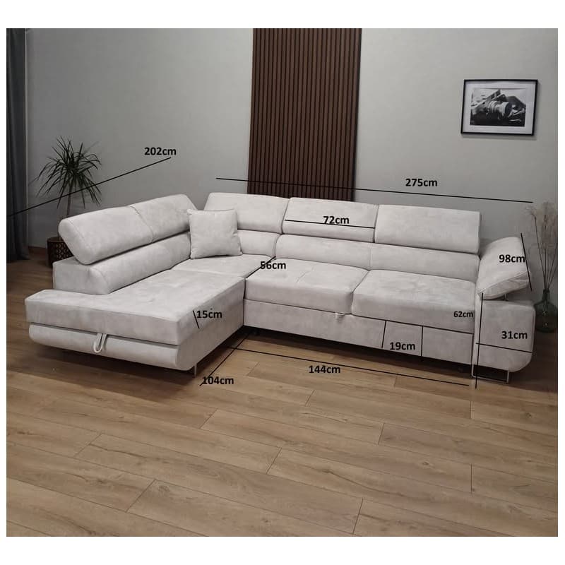 Narożnik MONTE BIS 275x202 cm